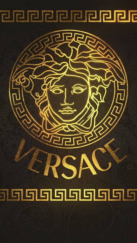 iphone versace logo wallpaper|versace italian vinyl wallpaper.